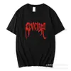 Camiseta Masculina Americana Curta Tendência Hiphop XXXTENTACION Comemorativa Transfronteiriça Revenge