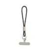 Lanyard Tejido Corto de Moda para Teléfono Móvil Anillo de Doble Propósito Multifuncional Correa de Muñeca Cuerda de Poliéster Fuerte Anti-Pérdida Accesorios