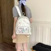Nova Mochila Transparente com Bolso de Bolinhas e Gatinho Estilo Coreano para Alunos do Ensino Médio e Estilo Pai e Filho, Mochilas Femininas Atacado