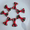 Disponibilidad del fabricante Pajarita Mini Cuadros Escoceses Ultra Pequeña Ropa para Muñeca Pajarita Pequeña Accesorio DIY Estilo Pequeño Chanel