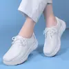 Zapatos de Enfermera Bajos de Tacón Bajo con Boca Poco Profunda, Suela Suave, Transpirables, Antideslizantes, Versátiles Zapatos de Trabajo Médicos, Disponibles para Dropshipping