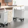 Soporte para torre de computadora, base para gabinete de uso doméstico, soporte móvil con ruedas, estante retráctil para torre, estante de almacenamiento simple