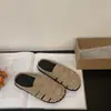 Pantuflas Coreanas de Cuero Mate con Suela Gruesa, Punta Cerrada Plateada, Nuevo Estilo de Verano, Pantuflas Tejidas Perezosas de Punta Cerrada, Sandalias de Moda para Mujer