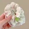 Goma para el pelo tipo scrunchie oversized de estilo coreano con múltiples capas, liga para el pelo de estilo perezoso, cuerda para coleta, accesorio para el pelo de alta gama