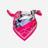 Bufanda cuadrada pequeña decorativa de sarga para damas, estilo europeo y americano, nueva cadena de carruaje de 53 cm, bufanda pequeña, bufanda, venta al por mayor