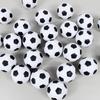 Fútbol mini blanco para niños transfronterizo de 4 cm juguetes deportivos para niños pelota saltarina de esponja sólida espuma PU venta al por mayor