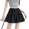 Moda de Verano para Mujer 2026 Estilo Nuevo Fresca y Dulce Casual Falda Voluminosa de Lunares Moda para Mujer Cintura Alta Reductora de Edad Falda Corta