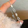 Pulseira de Pedra Olho de Gato com Zircônia Cintilante, Versátil e Elegante, Pulseira de Luxo Leve para Socialites, Design de Nicho Outono e Inverno com Toque de Alto Padrão
