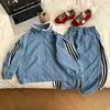 Ropa de Otoño para Niños 2026 Estilo Nuevo Chaqueta Elegante de Moda Ropa Deportiva Conjunto de Pantalones Anchos Estilo Coreano para Bebé Niña Otoño