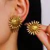 Collar de Sol Perla Nuevo Estilo Bohemio Transfronterizo Europeo y Americano Set Versátil de Collar y Aretes para Mujer