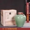 Jarra de Cerámica Estilo Antiguo para Vino 1 Jin 2.5kg Olla Decorativa para Vino Casera al por Mayor Botella Vacía China para Licor para Remojar Vino Suelto Tarro Sellado