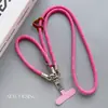 Lanyard Largo Diagonal Dos en Uno para Teléfono Móvil Transfronterizo Desmontable para Muñeca Exterior Antiperdida Hebilla Metálica Empalme de Cuerda de Seguridad