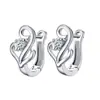 Brincos de Orelha com Design de Amor Kaiwei Fivela de Orelha Banhado a Platina Moda Hong Kong Alto Senso de Gosto Capítulo de Música Fivela de Orelha Feminino