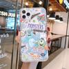 Funda para iPhone 11 de Monsters University 14 Pro Carcasa Blanda Transparente Apple 13 Personalidad Creativa 15 Paquete Completo