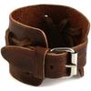 Pulsera Transfronteriza Nueva Europea y Americana para Hombre Retro de Cuero Vacuno Personalizada Pulsera para Montar en Motocicleta Fabricantes de Pulseras de Cuero
