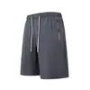 Pantalones Cortos Deportivos Casuales de Talla Europea Transfronterizos para Hombre, Pantalones Cortos de Cinco Puntos de Seda Helada de Secado Rápido para Verano, Pantalones Cortos Deportivos Casuales Holgados para Playa