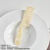 Novo Pente de Acetato Retrô Escova de Cabelo Portátil Celebridade da Internet Antiestático Dentes Largos Cabo Longo Pente Alisador de Cabelo Escova de Cabelo Feminina Acetato