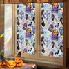 Xcbl068-083 Pegatina de Vidrio Electrostática Colorida de Halloween Transfronteriza Película para Ventana Festiva Arcoíris Sin Pegamento de PVC