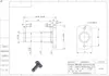 Flange de junta articulada tipo flange de lado plano com anel de retenção pino cantilever de aço 45# núcleo do eixo WHE01 em estoque