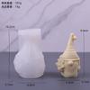 Boneca sem Rosto Anões Molde de Vela DIY Epóxi Velho Sem Rosto Molde de Gesso Pedra Expandida Aromaterapia