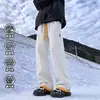 Pantalones casuales Dopamine de softshell para exteriores, diseño de pierna recta, efecto adelgazante, versátiles, nueva colección de otoño, marca de moda, elegantes pantalones largos de retazos