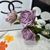 3 Flores Artificiais Cappuccino Austin, Arranjos de Casamento, Guias de Estrada, Arranjos de Flores, Flores para Decoração de Casamento, Flores Artificiais