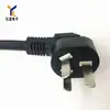 YL fábrica directa 1.5 metros 3*2.0 mm² doble cabezal GB calibre cobre puro enchufe de tres clavijas enchufe de alta potencia cable de alimentación