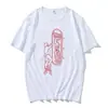 Camiseta con Estampado Crux Sign Ringer Djo Cantante para Hombre Manga Corta Verano Cuello Redondo Gráfica