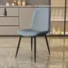 Mesa de Jantar e Cadeiras para Uso Doméstico, Banquinhos Simples com Encosto, Cadeiras de Jantar Luxo Leve 2026, Cadeiras de Restaurante Minimalistas Italianas, Cadeiras Colher