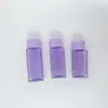 Botella cuadrada PET de pequeña capacidad 40/50/60ML, diámetro de 20 mm, botella de plástico para muestras de agua, loción, hidrosol y esencia