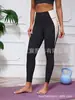 Calça Esportiva Yoga Feminina Europeia e Americana Transfronteiriça Levanta Bumbum Modeladora Color Block Cropped Legging Esportiva Leggings Femininas