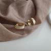Anel de Esmalte Minimalista Anel de Orelha Moda Fivela de Orelha de Prata Esterlina Entrada de Nicho Anel de Luxo Anel Brincos Francês Elegante Feminino