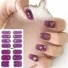 Película de Calcomanía para Uñas FF Estéreo Impermeable Sin Hornear Calcomanía Completa Estilo Simple Papel de Película para Calcomanías de Uñas de Primavera, Verano, Otoño e Invierno