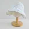 Sombrero de Sol para Niños, Estilo Verano Delgado, Ala Ancha, Protección UV, Sombrero de Copa Abierta, Lindo Sombrero de Sol Estilo Coreano para Bebés Niñas