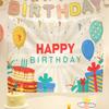 Aniversário Fundo Pano Bebê Um Ano Crianças Feliz Festa Pendurado Pano Decoração Atmosfera Cena Layout Foto Tapeçarias