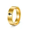 Anillos de Pareja Europeos y Americanos con Strass Cruzado Estilo Nuevo Unisex Lujo Ligero Diseño Simple Juego de Anillos de Acero Inoxidable