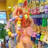 Novo chaveiro de cisne acrílico com contas pingente de bolsa criativo cor pequena e fresca contas pequenos presentes atacado