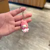 Nuevo llavero lindo de la serie Sanrio, Kuromi y My Melody llavero para pareja de coche colgante pequeño