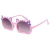 Gafas de Sol para Niños con Lazo de Gato Nuevo Estilo de Moda Gafas de Sol para Niños a Prueba de Rayos UV Gafas para Actuaciones de Fiesta