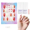24 Peças de Unhas Postiças Usáveis para Adultos Produtos Acabados Transfronteiriços Patches de Manicure de Alta Qualidade Manicure Amêndoa Removível Atacado
