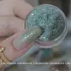 Material em Pó Fino Polarizado para Glitter de Unhas Degradê, Decorações Coloridas Originais para Nail Art Estilo Chinês