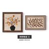 Pintura Decorativa de Cabeceira para Quarto em Estilo Antigo Médio Caqui Ruyi Lianglian Mural para Restaurante Novo Chinês Quarto Principal Parede de Fundo Pintura Pendurada
