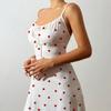 Pijama Nuevo Europeo y Americano Transfronterizo Amor Sling para Mujer Casual Sexy Encaje de Lazo Camisón Ropa de Exterior Ropa para el Hogar