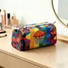 Bolsa de Armazenamento Multifuncional Temu para Etiquetagem e Separação Grande Capacidade Bolsa de Maquiagem Tridimensional que Não Desaba Estampa de Pelúcia