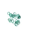 Anillos Abiertos de Hierro de Colores Pintados de 1.2*8mm y 1.2*10mm Anillos de Conexión Accesorios para Pulseras Collares Llaveros En Stock