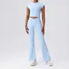 Conjunto de sujetador y shorts deportivos de secado rápido con sensación de segunda piel para mujer, para cross-border, yoga, running, entrenamiento, ropa de fitness, conjunto de sujetador, europeo y americano