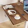 Placa de extensión de escritorio, panel de extensión de escritorio de oficina plegable y extensible, no requiere taladro, soporte para reposamuñecas, herramienta de expansión de escritorio