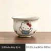El juego de té Ruyao Hello Kitty presenta una taza de té gaiwan flotante de dibujos animados, un cuenco para preparar té casero de alto valor estético y un elegante juego de té kung fu