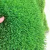 Tapete de Paisagismo Artificial Verde para Exterior, Cerca, Gramado Sintético de Plástico para Estádio, Tapete de Grama Sintética para Jardim de Infância, Denso