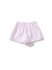 2025 Verano Estilo Francés Femenino Rosa Rayado Shorts para Mujer con Ribete de Encaje Pantalones de Pierna Ancha Deseo Puro Sexy